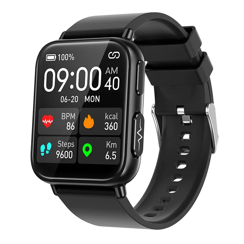 Tk10 Smart Watch impermeabile NFC Temperatura corporea Frequenza cardiaca Monitoraggio ECG Informazioni Push Smart Bracciale Sport Orologio da 42 mm di design