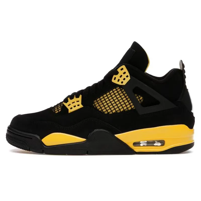 J4 Mens Basketball Shoes Olive Denim Black Yellow Thunder University Blue Pink Purple Freeze Moment Womens Sneakers From Popular products 14.04 DHgate.Com