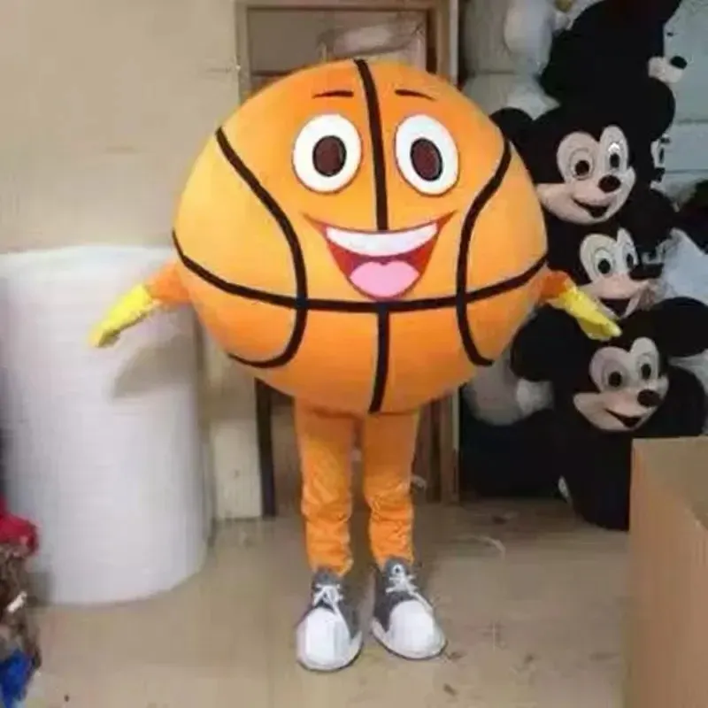 2024 Halloween Custom School Sports Day Mascot Football Cartoon Figuit Suit Doll Sun Flower Props Sports Goods Basketball