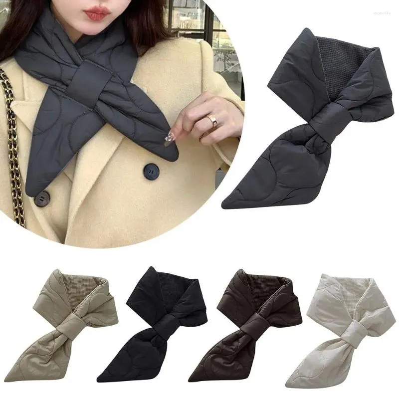 Foulards en coton cou écharpe mode chaud petite oreille femmes châle protection contre le froid hiver