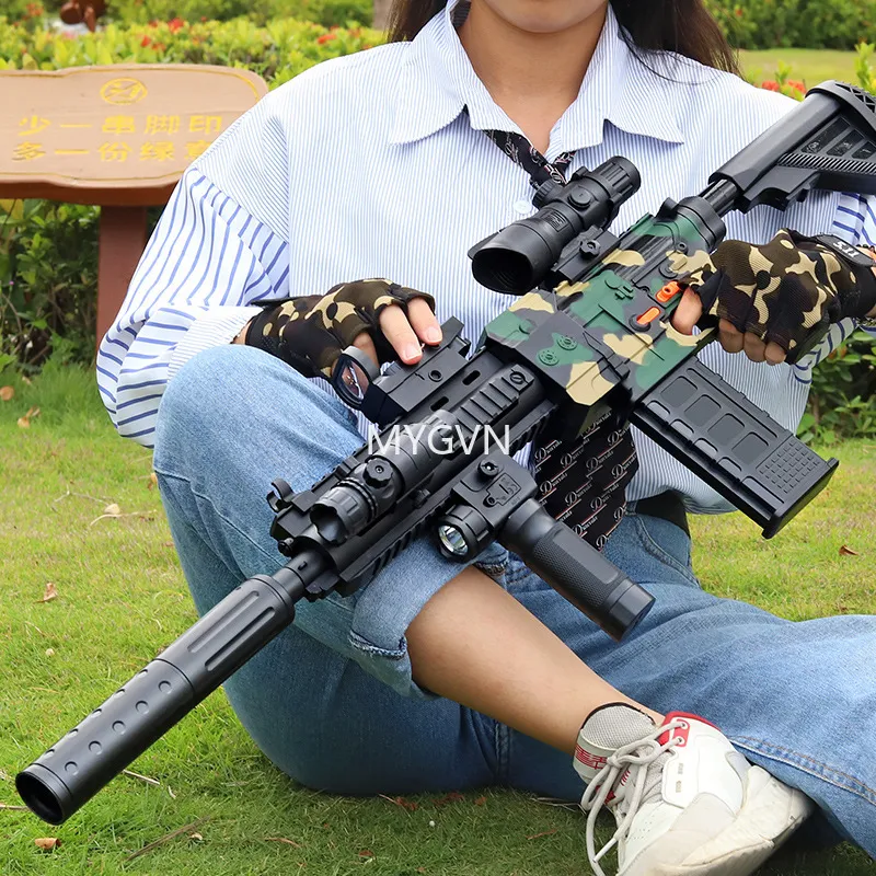 M416 Electric Burst Children's Miękka kula broń symulacja broni snajper snajper broni zabawek CS Prop Movie Prezent na zewnątrz