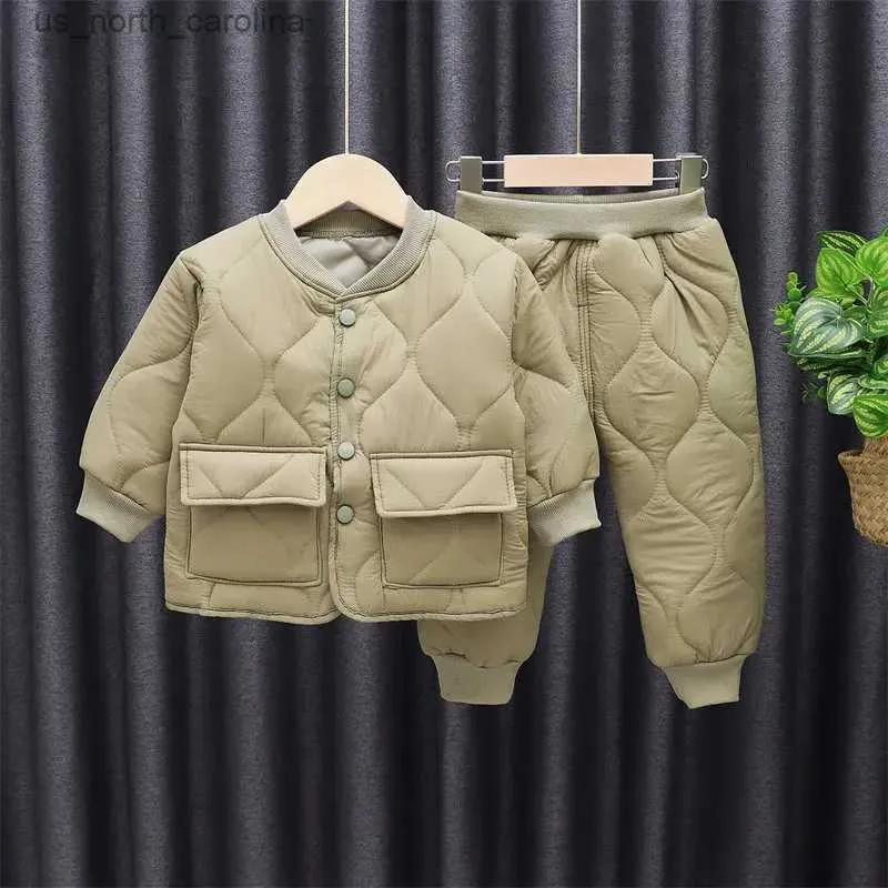Clothing Sets New Winter Autumn Baby Boys Clothes Long Sleeve Pants Cotton Warm Children Clothing Toddler Tracksuit