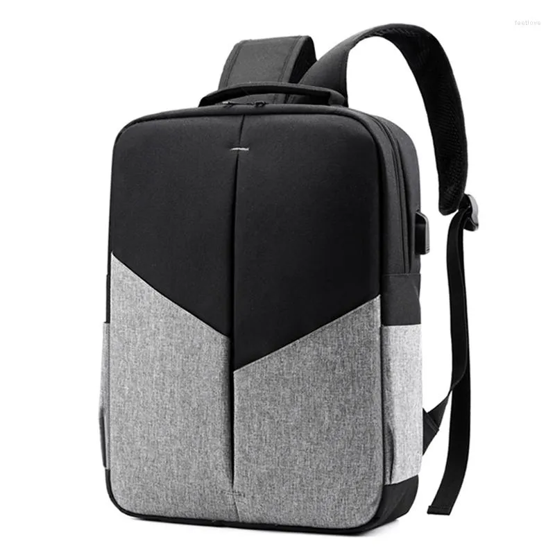 Ryggsäck 15.6 '' Laptop Men Casual College Herrskolväskor Högkvalitativ resa Business Bagpack ryggsäck