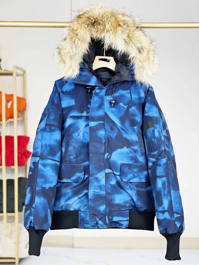 スタイルの有名なデザイナーラグジュアリーウィメンダウンジャケット刺繍文字カナダの冬のフードドグースコート屋外女性の長い服風プルーフユニセックスUFL4