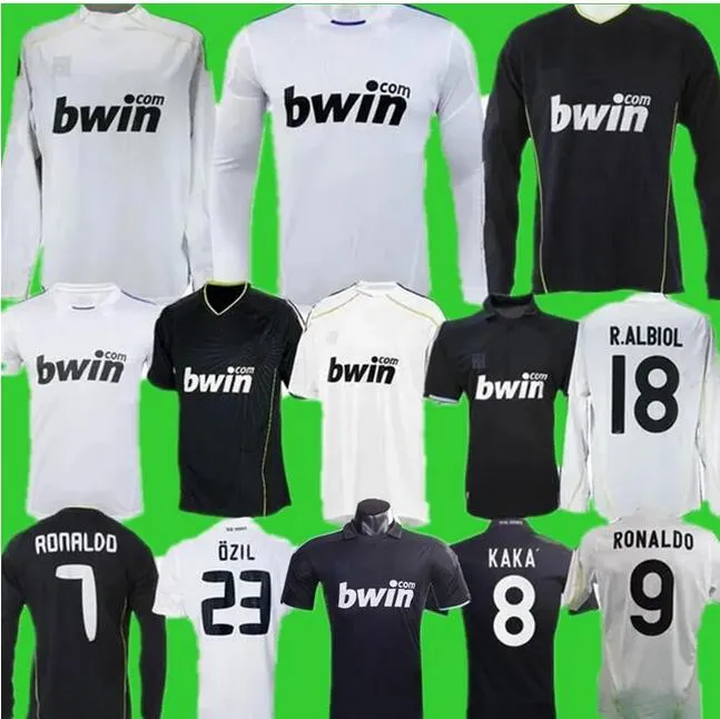 2009 2010 2011 RAUL Retro-Fußballtrikots 09 10 Ronaldo BENZEMA Marcelo Guti SERGIO RAMOS VAN DER VAART Real Madrids ALONSO KAKA HIGUAIN Vintage klassisches Fußballtrikot