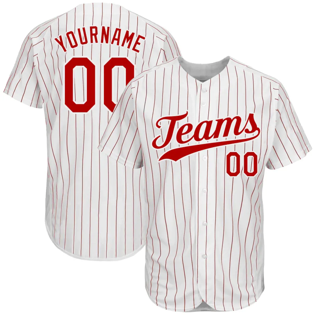 Customized Baseball Jersey Embroidered Logo Stitch Any Numbers Any Name Any Team Strip Retro Mens Womens Youth Jerseys Shirts S-3XL