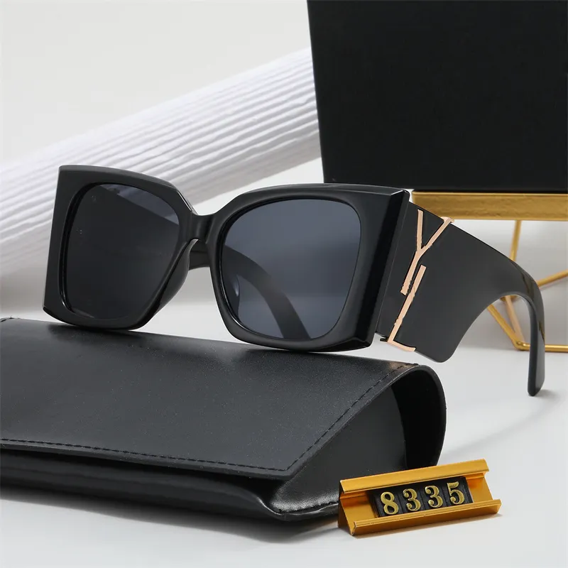 2023 Brand Mens luxury Sunglasses Round Designer brief Glasses ai Eyewear large Frame Glass letter leg Lens Womens Sunglasses Brand Designer Sun glasses Round