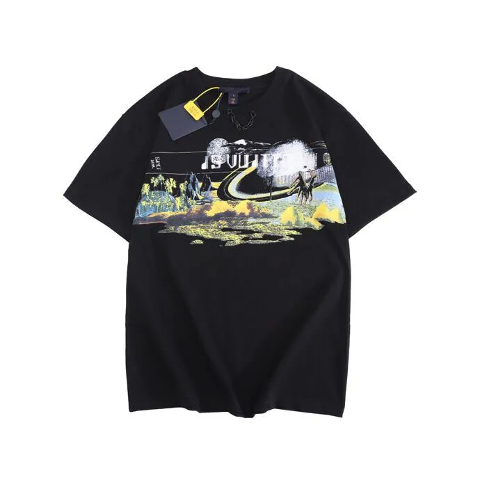 Męskie plus tees polo Hip-hop Street 100% bawełniana koszulka z krótkim rękawem Wersja OS Wersja damska T-shirt High Street Shirt Long Dress M-3xl E3545