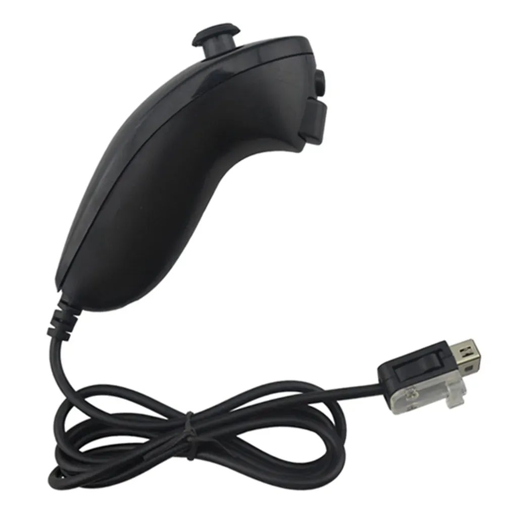 New Left Hand Game controller nunchuk nunchuck controller remote for Wii DHL FEDEX EMS FREE SHIP
