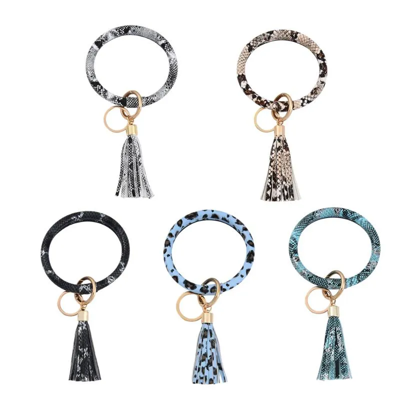 Keychains Fashion Keychain Creative Leather Key Chain Accessories Friends Gifts Charm Ladies Cellopho