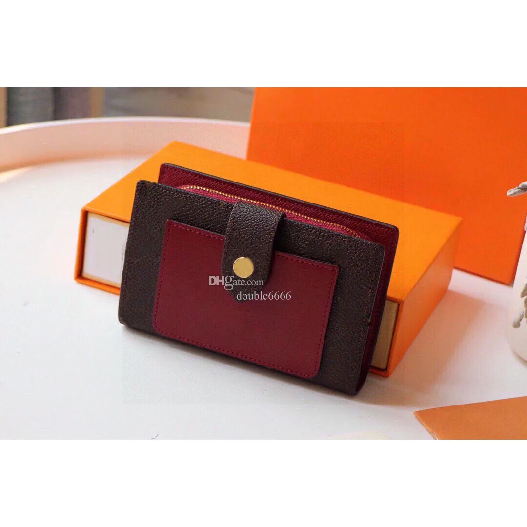 Topp original plånbokhållare klassisk cowhide framficka fodrad korthållare tote väska casual modemynt handväska designer plånbok kreditkortshållare