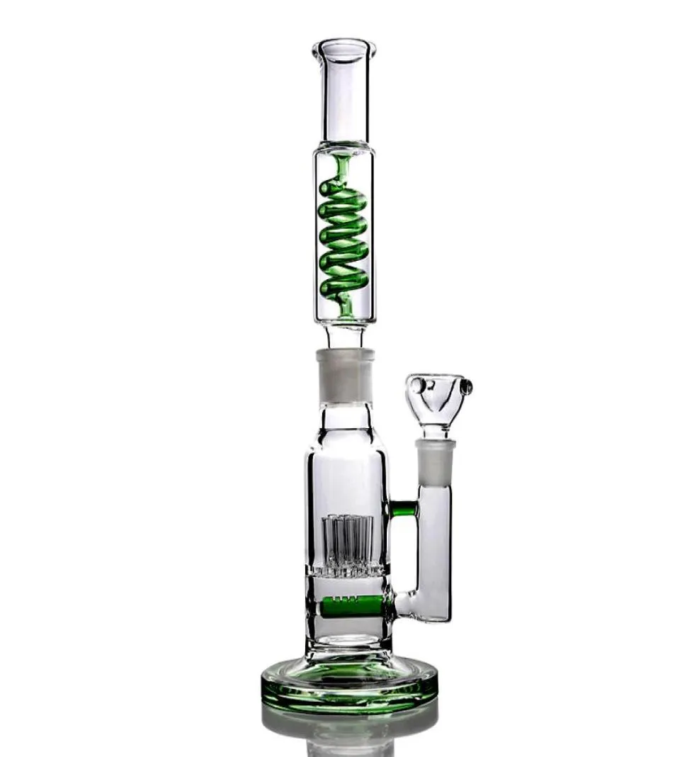 Wholesale Gravity Glass Bong Hookah With Recycler Dab Rig, Zable Coil