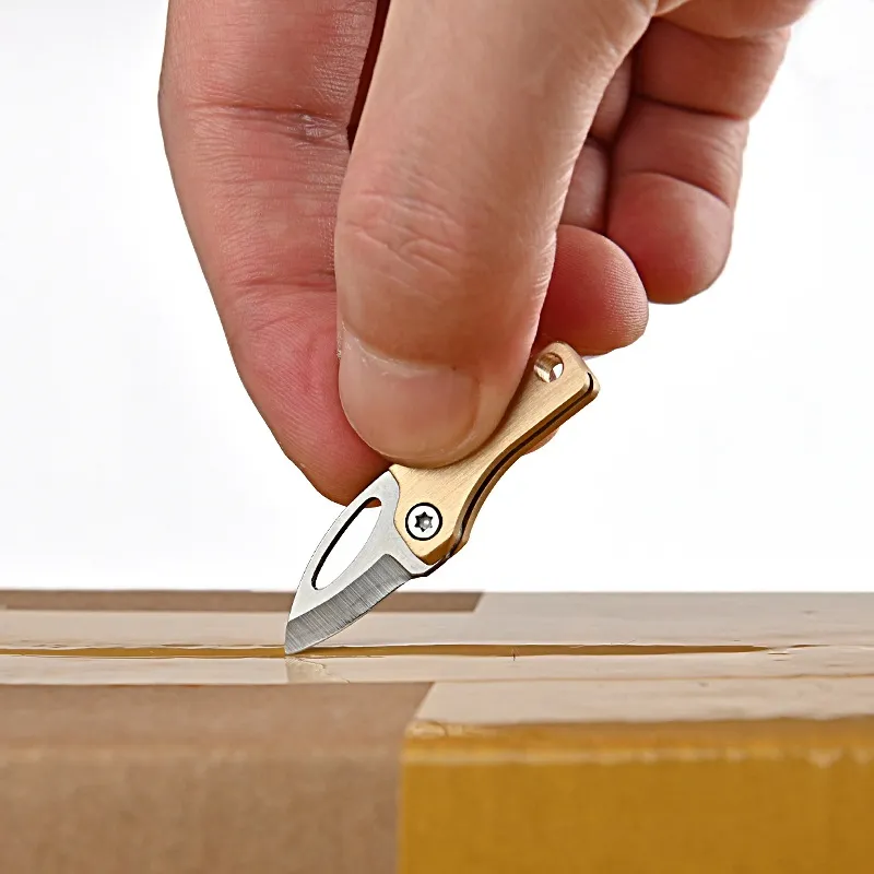 Mini couteau pliant Albainox 18800 lame satin manche bois