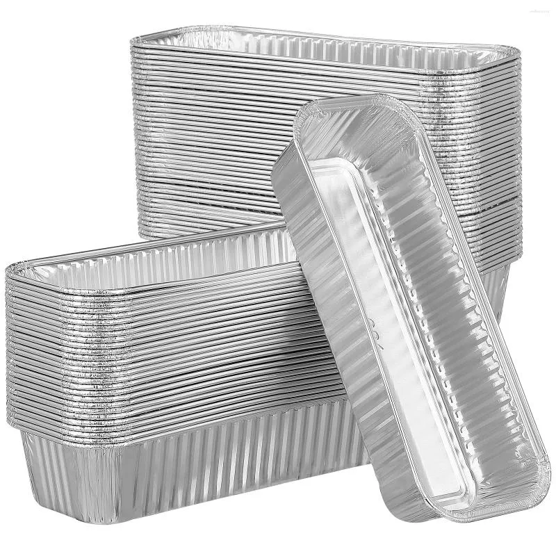 Ta ut containrar 125 datorer tennlåda ugn grill pan takeaway måltid prepa bricka bakning kopp mat matlagning brickor aluminium folie