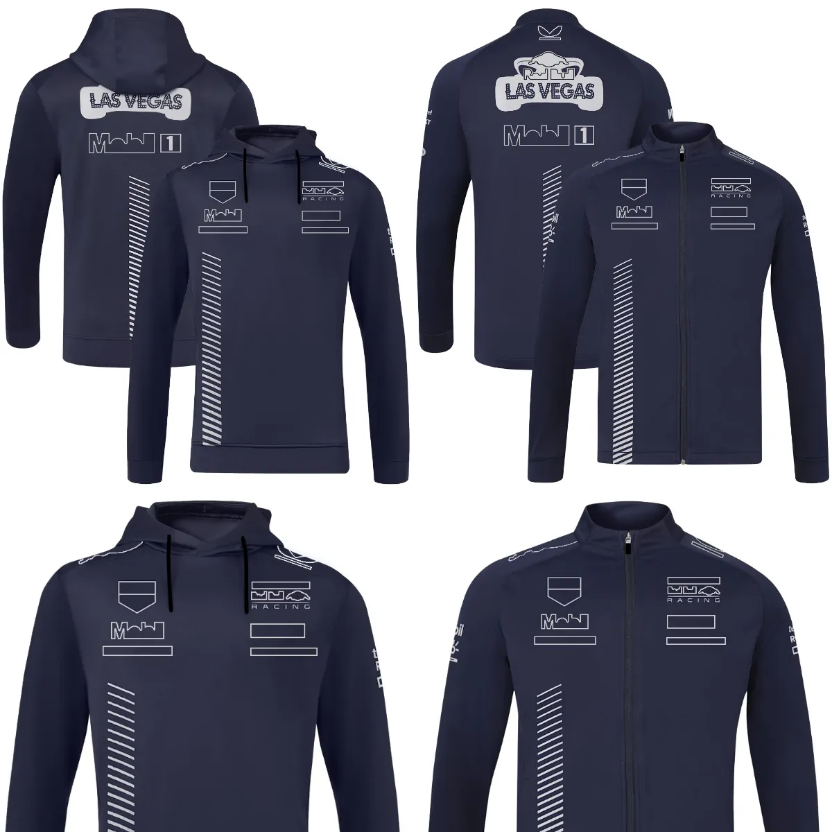 2023 F1 Officiell webbplats Hoodie Formel 1 Racing Team Men hoodie Sweatshirt Ny säsongsförare Full Zip Hoodie Outdoor Sports Jacket