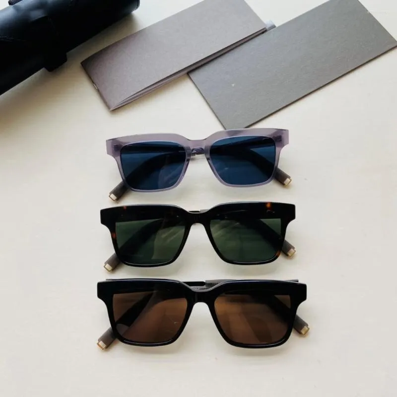 Sunglasses Original Factory Lancir LSA-702 DLX702 Series Vintage Oversize Square Men Women Trend UV400 Polarized Couple Eyewear