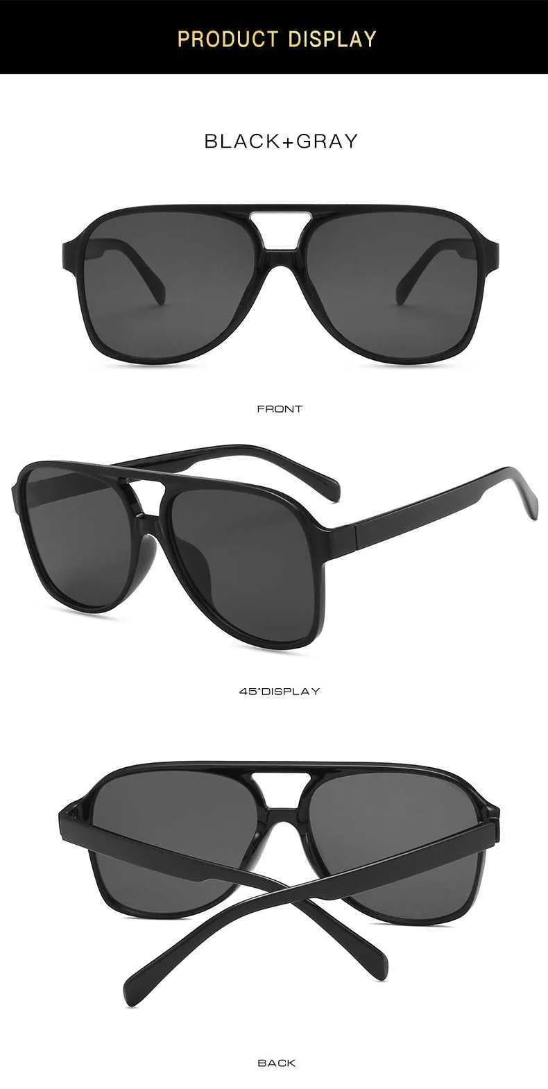 Vintage Oversized Eazy E Sunglasses For Women Retro Big Frame Sun