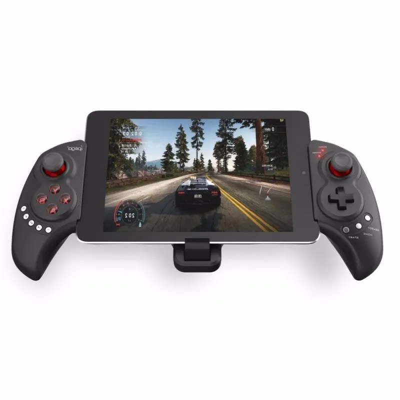 Freeshipping Telescopic Bluetooth Game Handle Wireless Gamepad Controller Dual-mode Joystick For iOS Android PC Npbkv