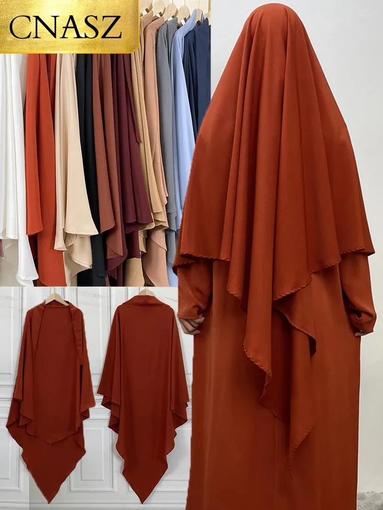 Roupas étnicas de alta qualidade Jilbeb Árabe Turbante Acessórios Islâmicos Arábia Oração Chapéus Mulheres Muçulmanas Abaya Resident Cap Ramadan Scarf