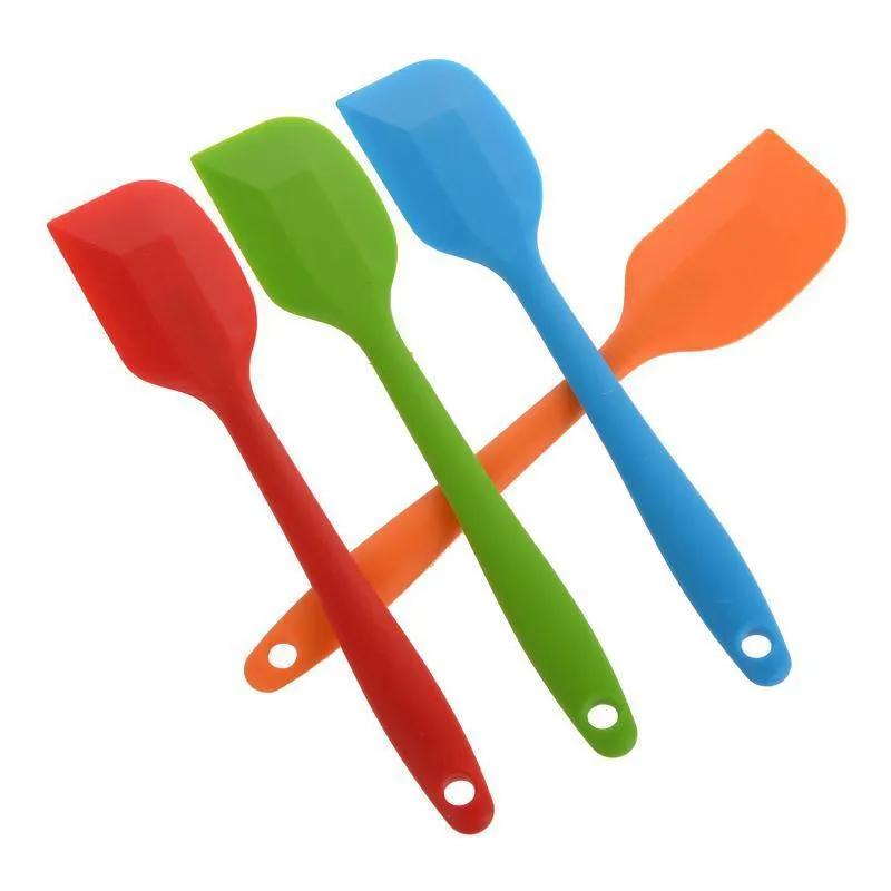 Spatule à gâteau au beurre en Silicone, crème de cuisine, mélange de pâte, grattoir, brosse mélangeur de beurre, pinceaux à gâteaux, outil de cuisson, ustensiles de cuisine 12 LL