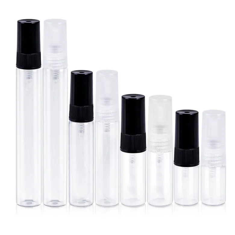 Bottiglie Viaggio Trasparenti Ricaricabili In Plastica - Set Mini Flaconi Atomizzatore Per Profumo E Cosmetici, TSA Approved