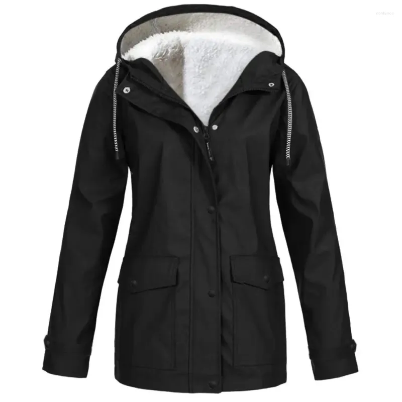 Outdoor-Jacken Militärische Taktische Damen Wasserdichte Sonnencreme Plus Samtverdickung Sportbekleidung Mantel Windjacke F3