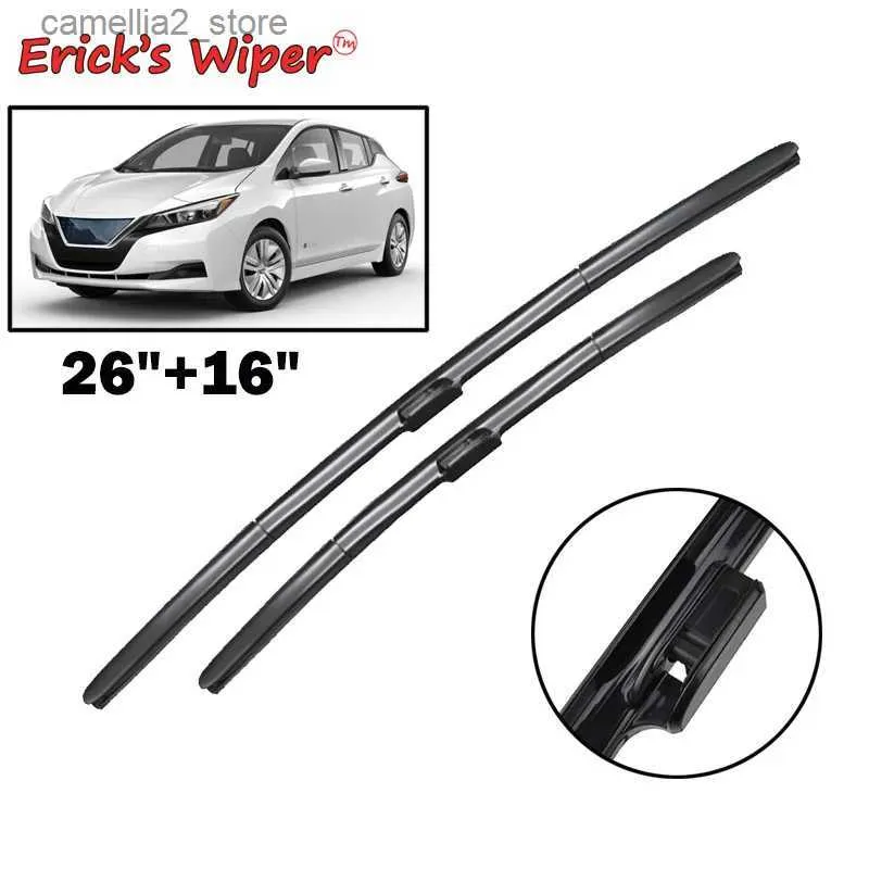 Limpiaparabrisas Limpiaparabrisas delanteros LHD de Erick para Nissan Leaf 2017 - 2023 Cepillos de lluvia para ventana de parabrisas 26 "+16" Q231107