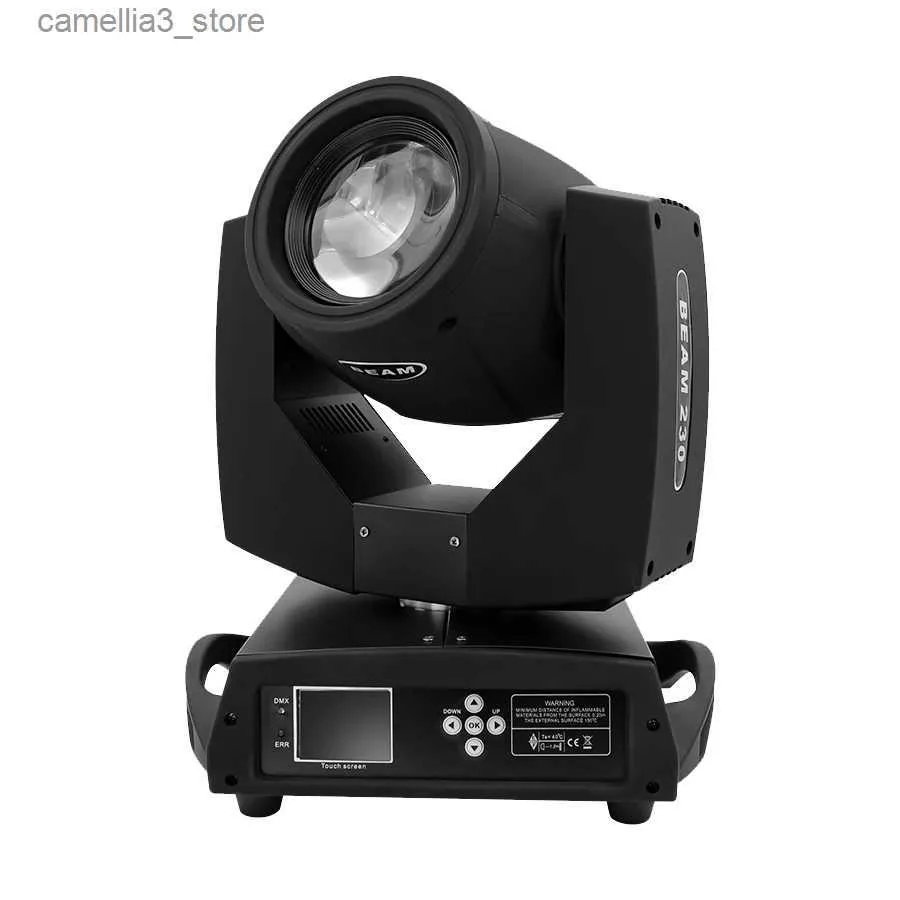 Moving Head Lights 230W 7R Beam Moving Head مع شاشة تعمل باللمس عالية الدقة والإنجليزية تبديل عرض مرحلة الإضاءة المحترفة DJ BAR Q231107