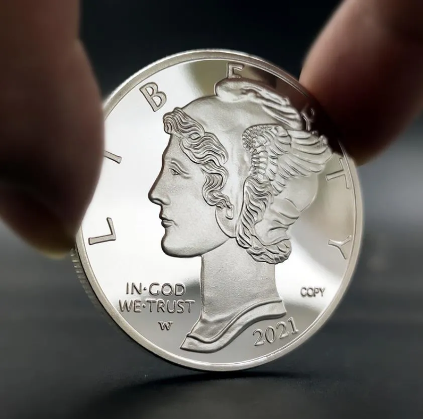 Sanat ve El Sanatları 2022 Eagle Ocean Coin Yabancı Para Döviz Para