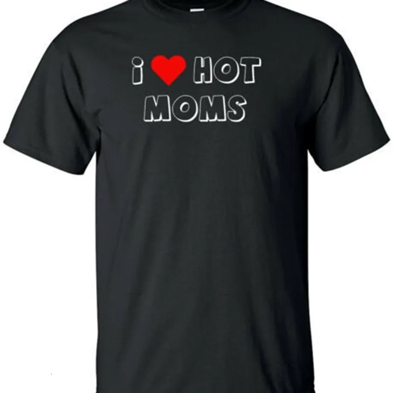 T-Shirts für Herren I Love Moms Funny Prank T Gag Gift Soft 230406