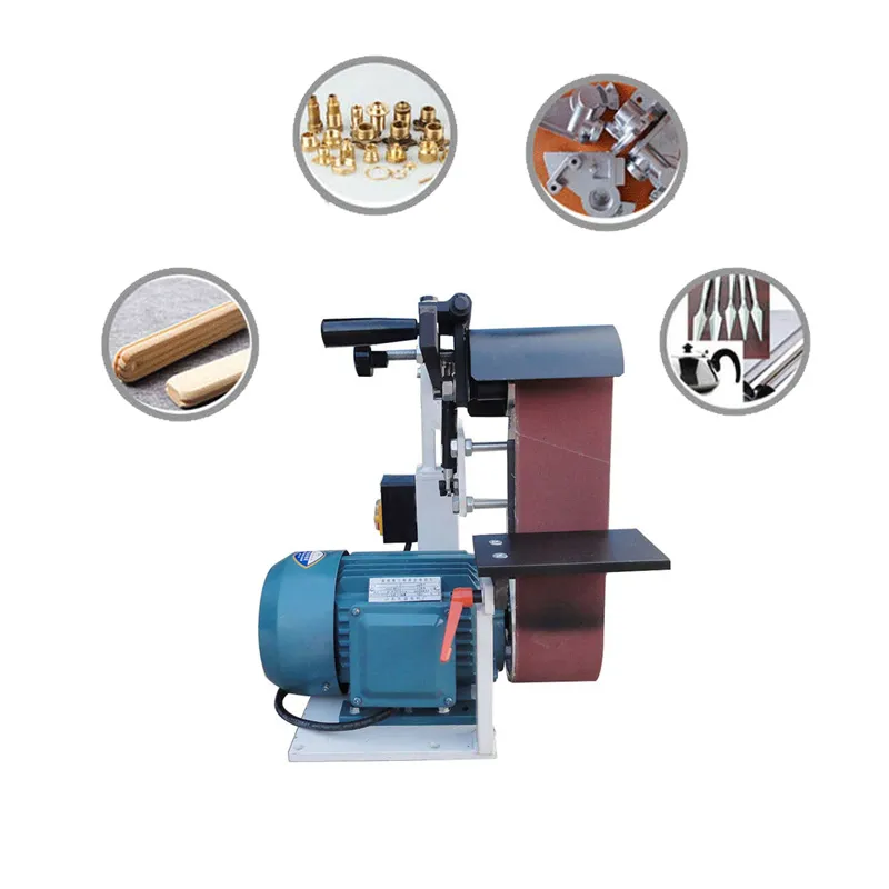 380V/220V Vertical Belt Sander High Speed Polishing Grinder Multifunctional Bench Grinder Electric Abrasive Metal Wood Belt Sanding Machine 915