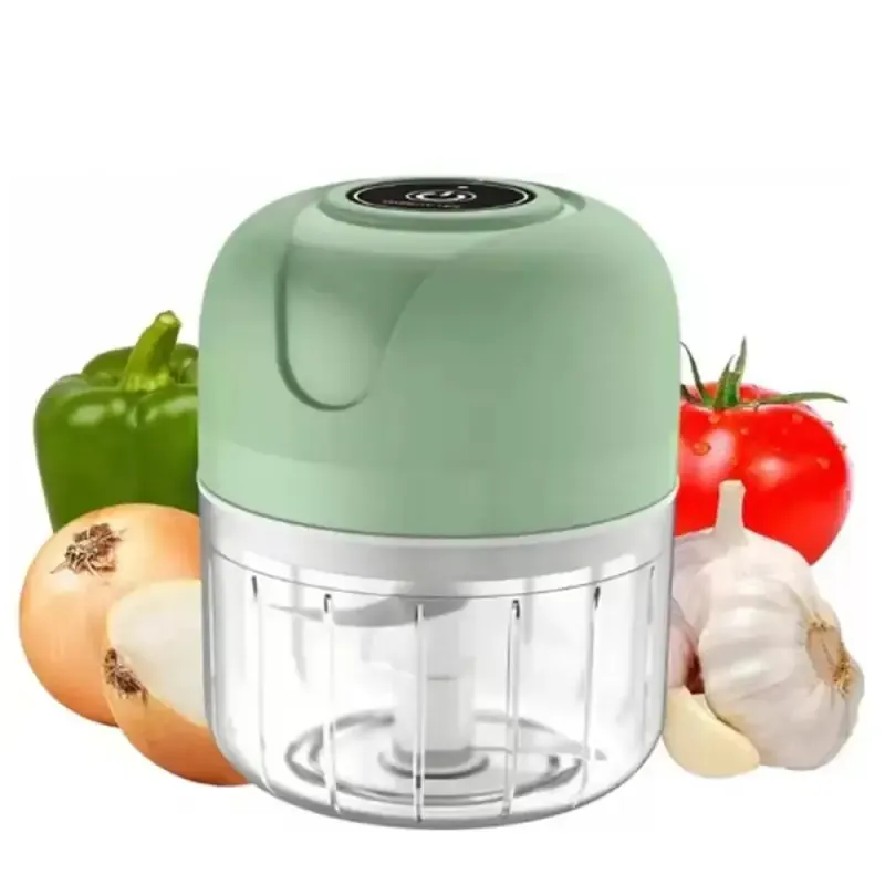 250 ml Mini Electric Electric Bitlic Crusher Food Processor USB Laddning Vegetabilisk chopper Portabel kök Matchopper Hemmapparat