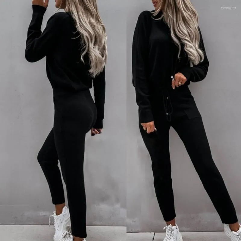 Womens Long Sleeve Running Set Womens Warm Solid Color Pullover Hoodie  Sweatpants Sport Outfit Jogger Set With Chandals Mujer Conjunto From  Moveupstore, $21.49