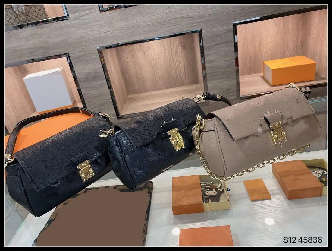 luxurys Designers FAVORITE bags women Crossbody bags Messenger Leather Chain handbags Bag Shoulder Phone Purse M45836