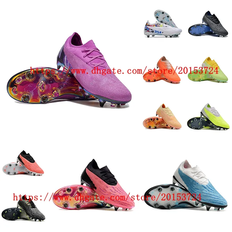 Phantom GX Elite SG Mens Soccer Cleats Purple Outdoor Football Shoes ...