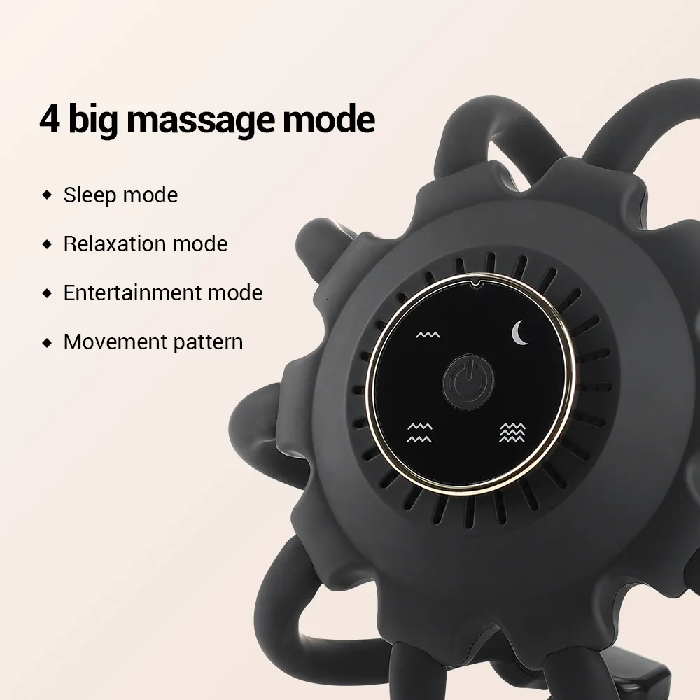 Masseur électrique Pour Tête Et Cuir Chevelu - Vibrations Relaxantes Anti-stress - Rechargeable USB - Neuf