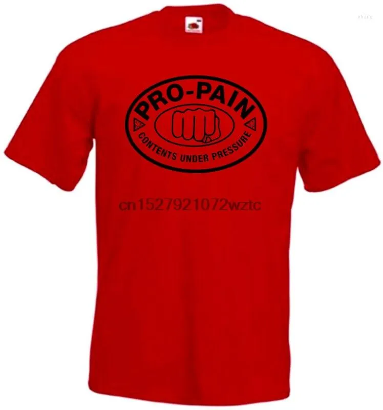 T-shirt da uomo Pro Pain - Contenuto Under Pressure T-shirt rossa tutte le taglie S-5XL