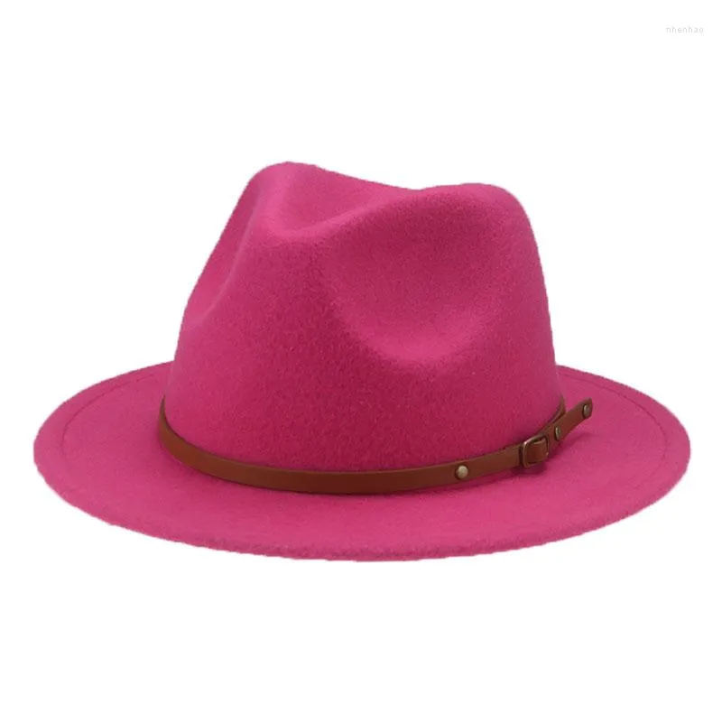 Berretti Cappelli Per Donna Uomo Bambini Cappello Fedora Ragazzi Ragazze Piccoli Cappelli Fedora Invernali Cintura Casual Sombreros De Mujer