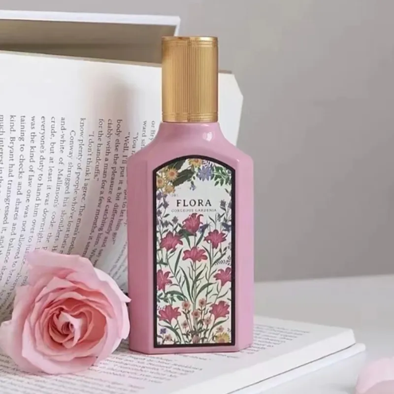 Najwyższej jakości perfumy flora 100 ml kobiety perfumy eau de parfum 3.3fl.zn długotrwały zapach kwiat owoc Fruit kwiat edt lady spray zapach Kolonia najwyższa jakość wersji