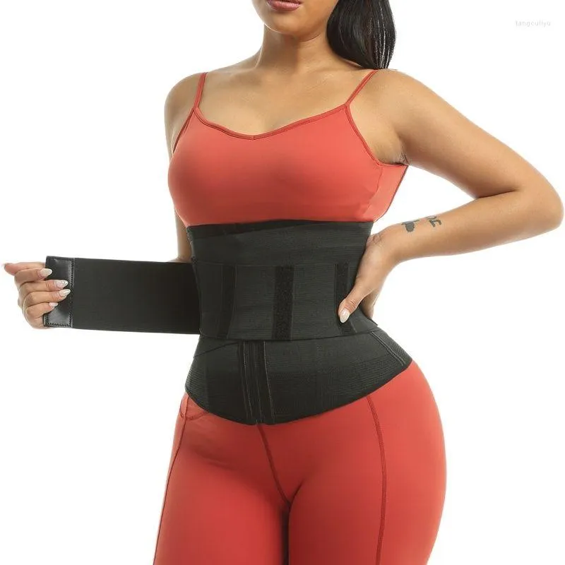 Dames Shapers Taille Trainer Shaper Belt Slimming Tummy Control High Wrap Women Slim Fitness Black Trainers met vrijstaand