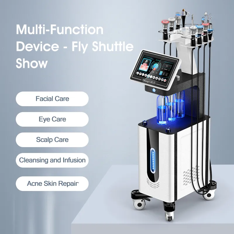 Multifunction Oxygen Hydra Dermabrasion Skin Care Machine Facial Cleaning Rejuvenation Remove Blackhead Face Lifting