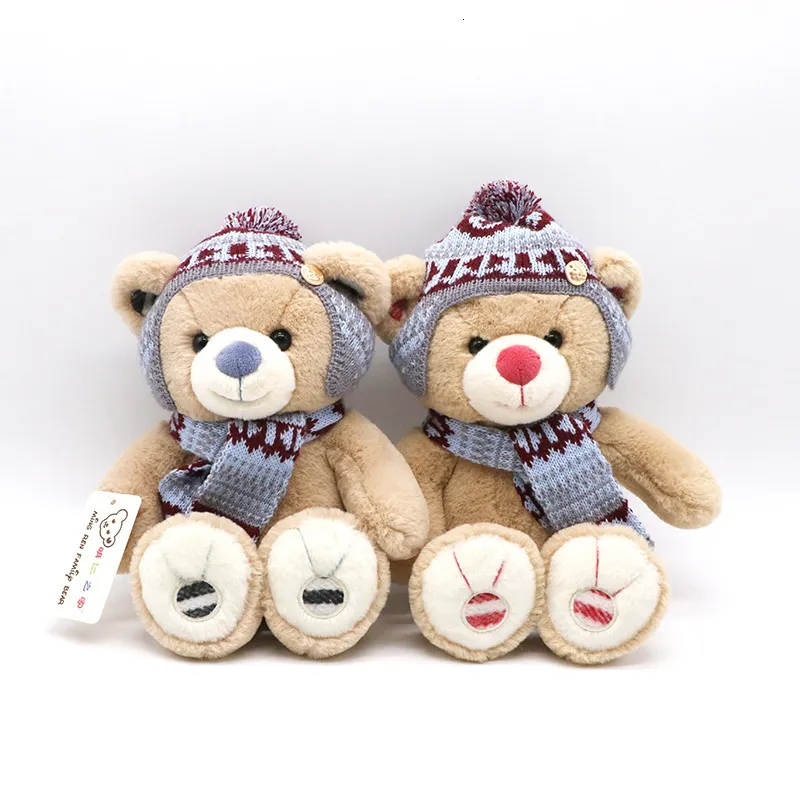Компания Plush Dolls Qingdao производит детские плюшевые игрушки в шапках, мишки и куклы в подарок 231107