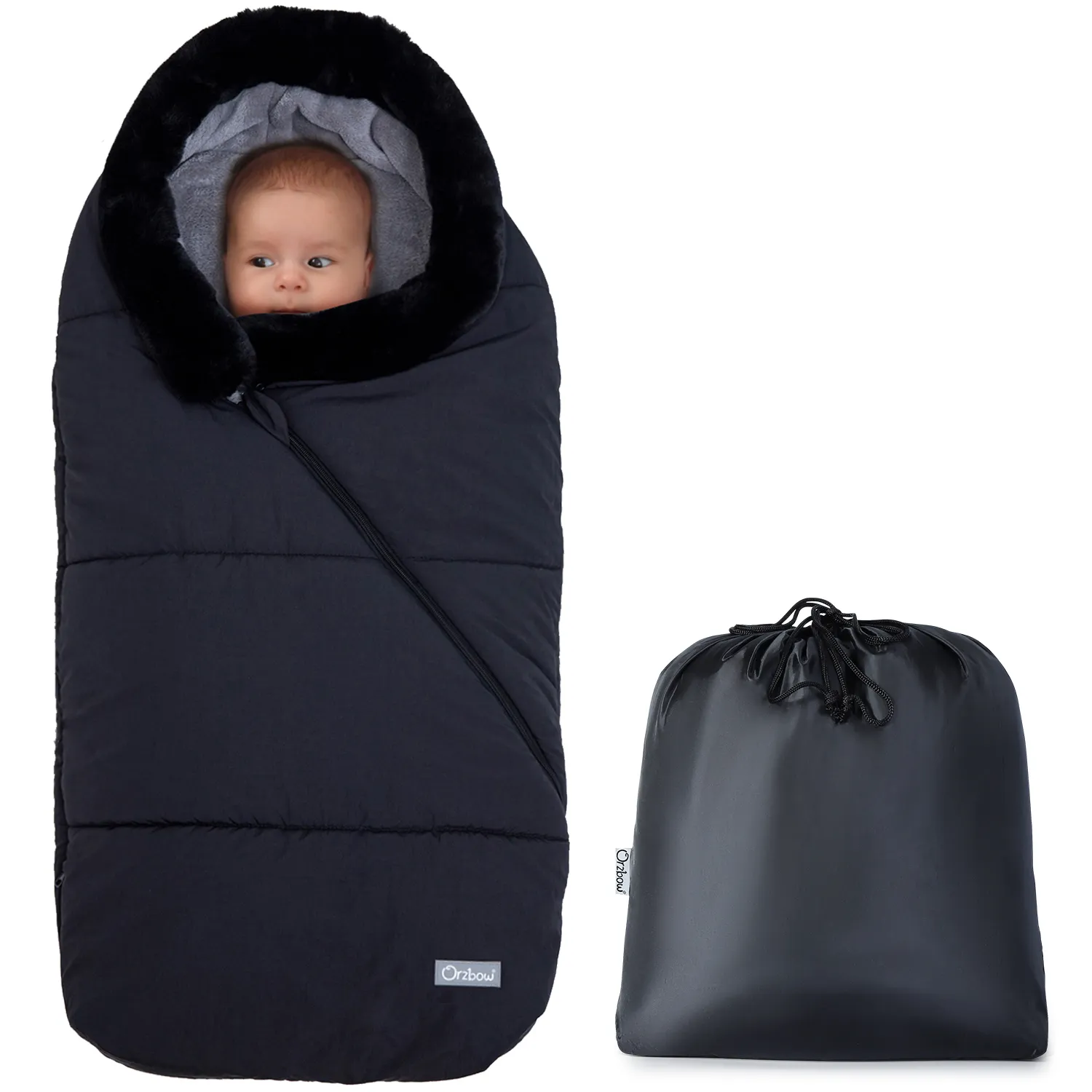 Orzbow Envelope In English Winter Sleeping Bag For Babies Warm And