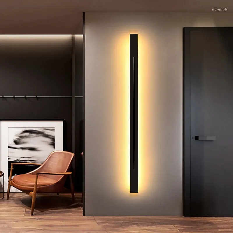 Wandlamp Modern Minimalistisch Lang Nachtkastje Binnenlicht Voor Woonkamer Slaapkamer Achtergrond Woondecoratie Armaturen