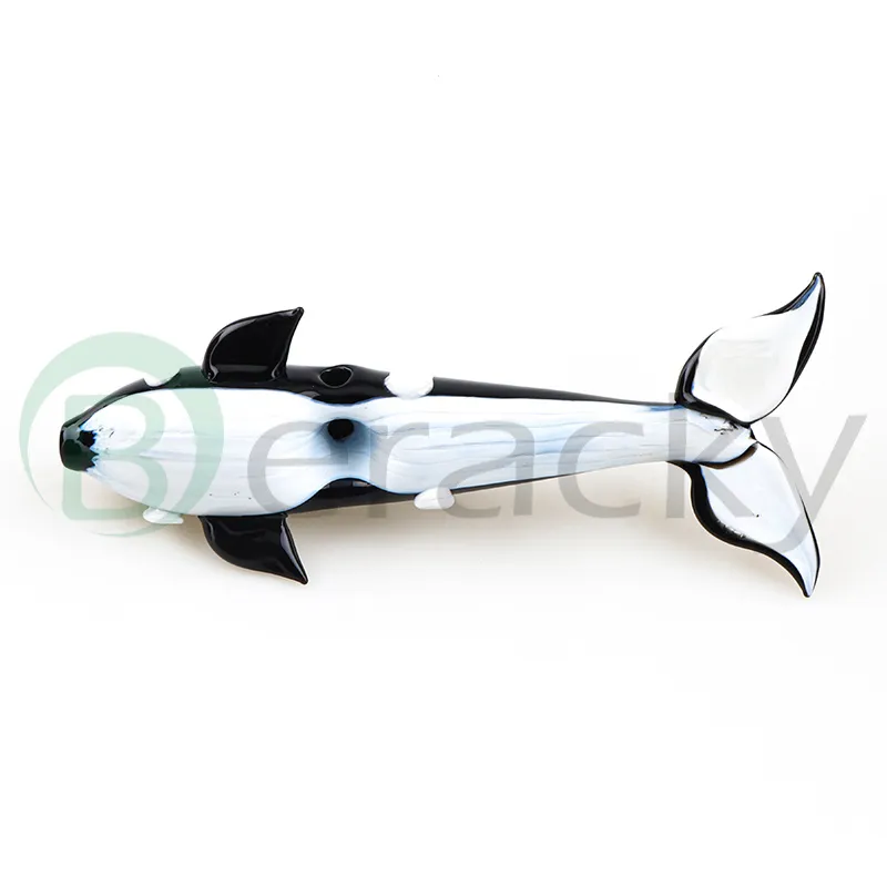 Beracky 5 pollici Dolphin Pipa in vetro Accessori fumatori Tubi in vetro inebrianti Accessori colorati