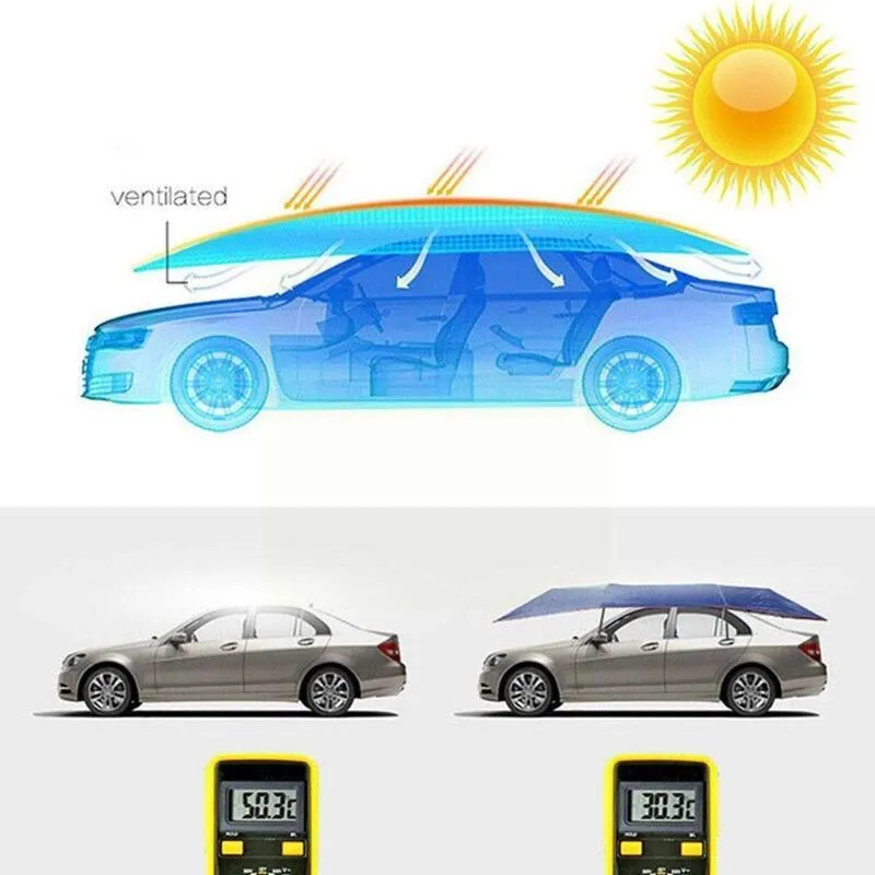 Автомобильная солнечная крышка защита зонтика устойчивой к оксфордской крыше