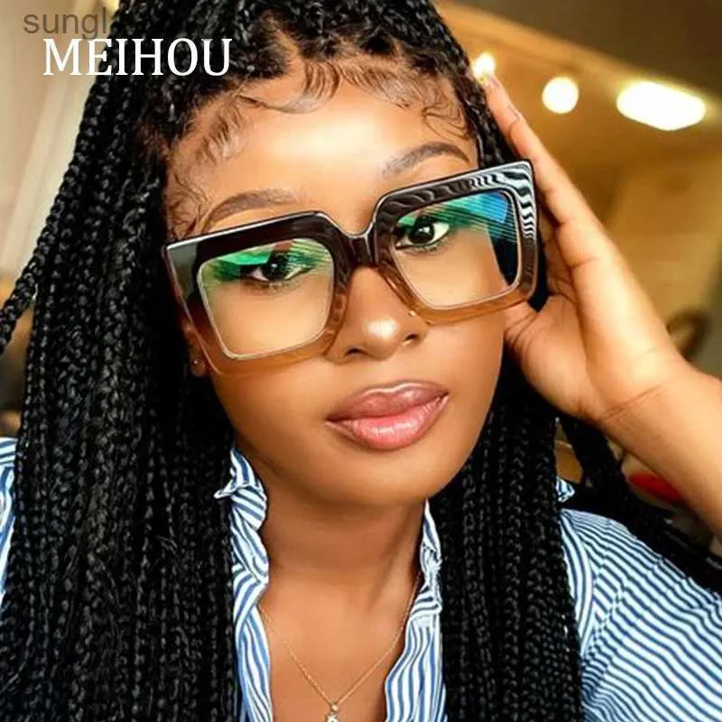 Oversized Square Glasses: New Fashion Clear Lens Eyeglasses  display picture 1