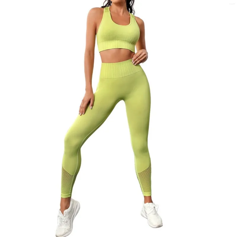 Mulheres duas peças calças sem costura yoga conjunto 2 peças mulheres treino roupas de ginástica ternos para fitness roupa interior leggings sutiã esportivo