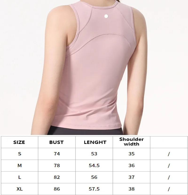 lu yoga Short Sleeve Women`s crewneck vest Sports running casual comfortable Breathable everyday shirt