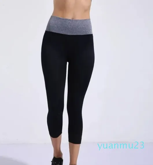 Yoga Outfits Women Pants Sports Running Sportswear Moisture Absorption  Sweat Sweating Body Seven